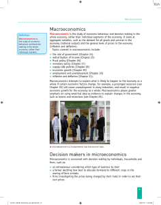 Macro vs Microeconomics: Definitions & Key Concepts