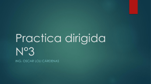 Practica dirigida N&deg;3
