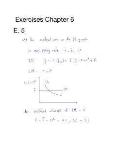 IS-LM Model Exercises: Real Policy Rate & Macroeconomic Concepts
