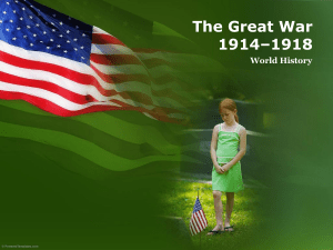 World War I: Causes, Events & Aftermath (1914-1918)