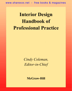 Interior Design Handbook of Professional Practice