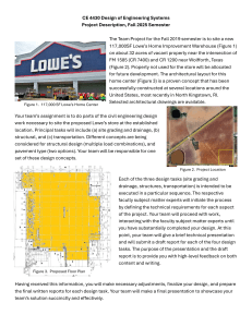 Lowe's Home Center Civil Engineering Design Project