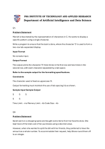 AI & Data Science Exam Questions - C Programming