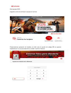 Procedimiento de prueba del m&oacute;dulo ATM NCR