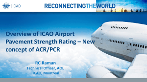 ICAO ACR/PCR: New Airport Pavement Strength Rating Concept Overview