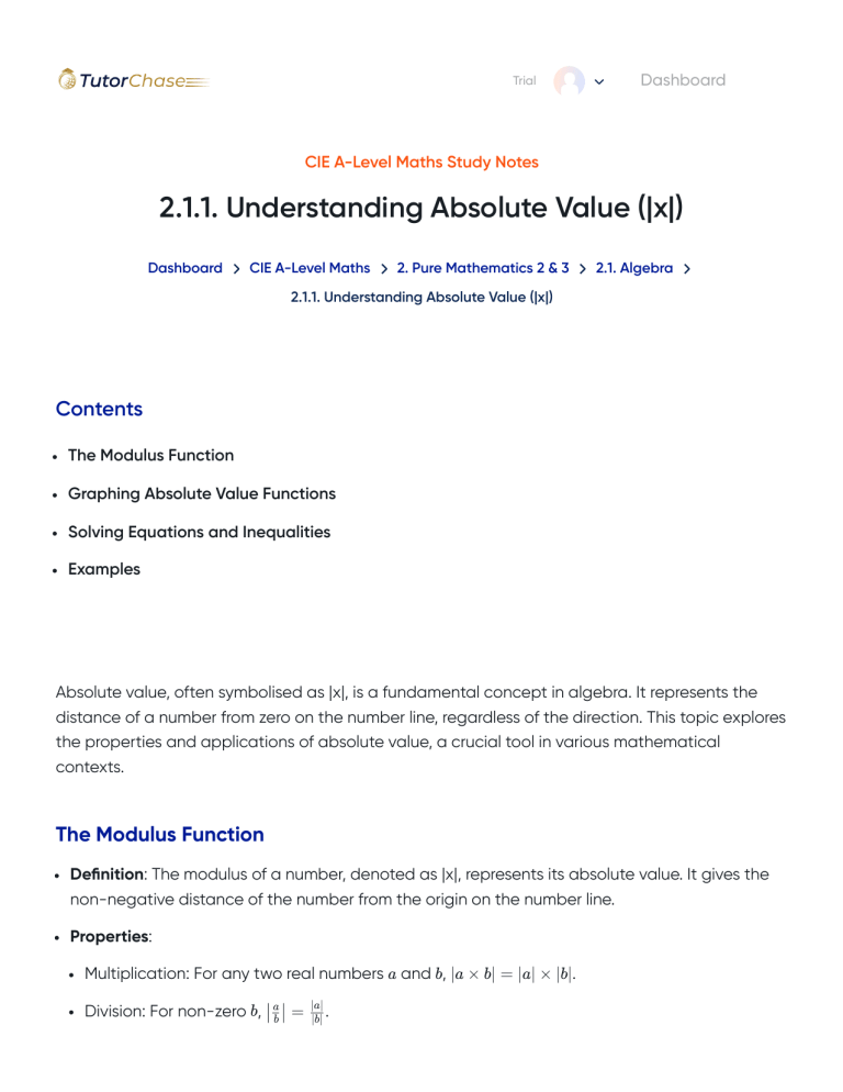 absolute-value-in-a-level-maths-study-notes