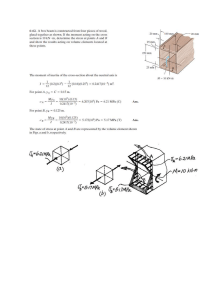 Box Beam Stress Calculation Problem 6-62