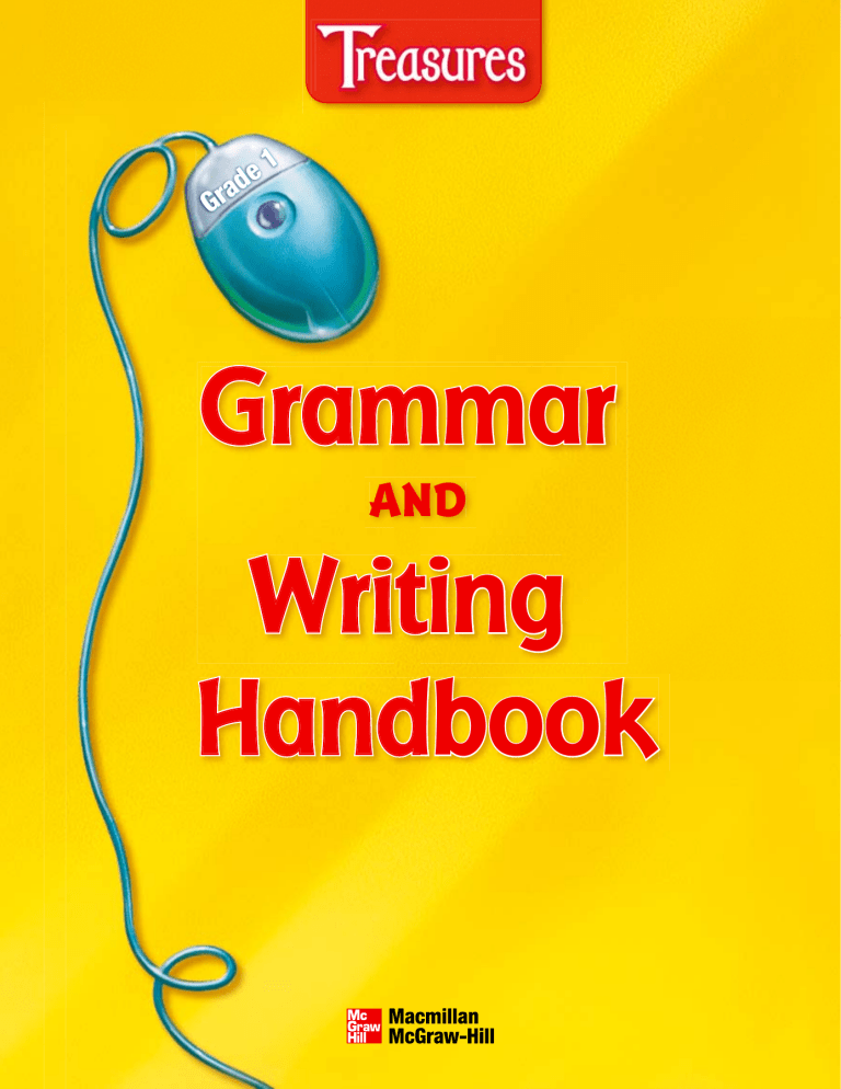 Grammar and Writing Handbook Grade 1 - Macmillan/McGraw-Hill