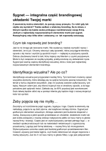 Sygnet: Integralna część brandingowej układanki Twojej marki