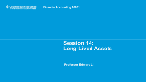 Long-Lived Assets: Financial Accounting Presentation