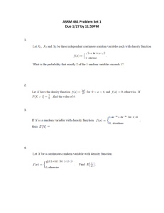 ASRM 461 Problem Set 1: Probability & Random Variables