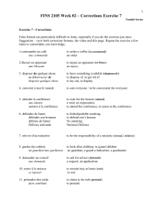 Exercice sur les faux amis fran&ccedil;ais : Am&eacute;liorez votre vocabulaire