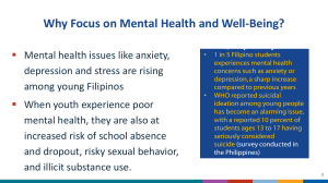 Mental Health & Well-being in Schools: A Presentation