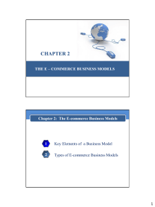 E-commerce Business Models: Types & Key Elements