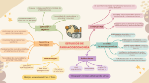 Estudios Farmacoecon&oacute;micos: Mapa Mental General