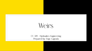Weirs: Principles, Flow Calculation & Types | Hydraulics