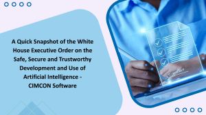 AI Executive Order: Safe, Secure, Trustworthy Development