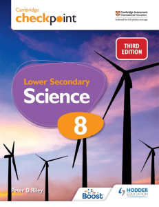Cambridge Checkpoint Lower Secondary Science Teacher&rsquo;s Guide Grade 8