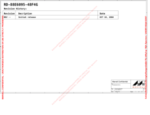 RD-88E6095-48F4G System Block Diagram & Power Supply Design - Marvell