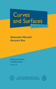 Curves and Surfaces: Differential Geometry Textbook