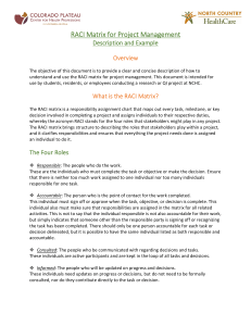 RACI Matrix for Project Management: Description, Roles & Example