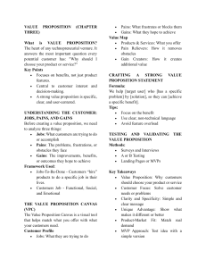 Value Proposition, Market Analysis & Competitive Advantage Guide