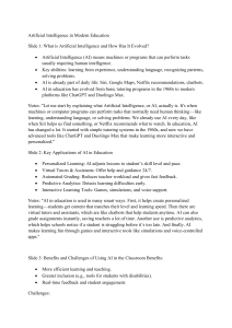 Artificial Intelligence in Modern Education: Benefits, Challenges, Future