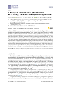 Deep Learning for Self-Driving Cars: Theories & Applications Survey