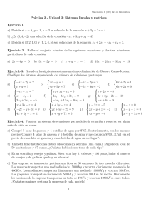 Pr&aacute;ctica 2: Sistemas lineales y matrices - Matem&aacute;tica II
