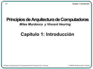 Principios de Arquitectura de Computadoras: Introducción y Representación de Datos