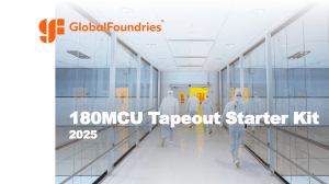 180MCU Tapeout Starter Kit 2025: University Education Program Guide