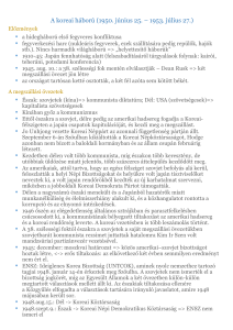 Guerre de Cor&eacute;e 1950-1953 : Contexte, Phases et Cons&eacute;quences