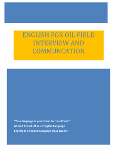 English for Oil Field Interview & Communication Coursebook