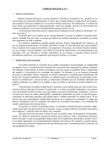 Teoría de Circuitos II: Modelos Matemáticos y Funciones de Transferencia