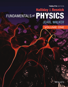 Fundamentals of Physics Volume 1 Twelfth Edition