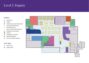 Library Floor Plan: Facilities & Loan Types