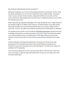 Why Professional Bed Bug Exterminators Are Worth It