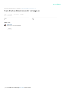 Geometria Fractal no Ensino M&eacute;dio: Teoria e Pr&aacute;tica