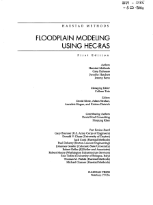 Floodplain Modeling with HEC-RAS: A Comprehensive Guide