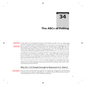 The ABCs of Polling: Understanding Election Statistics & Failures