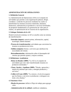 Administraci&oacute;n de Operaciones y Estructuras de Proyecto: Gu&iacute;a Completa
