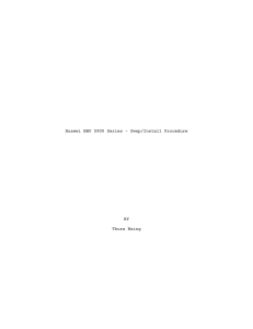 Huawei BBU 5900 Series Swap/Install Procedure Guide | Technical Steps