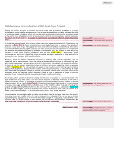 Venture Capital Funding: Pros, Cons & Alternatives | ESACa Mock Exam Sample