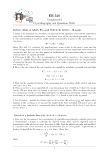 EE-520 Assignment 2: Crystallography & Quantum Wells Problems