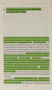 Argentina: Construcci&oacute;n del Estado Nacional (1852-1880)