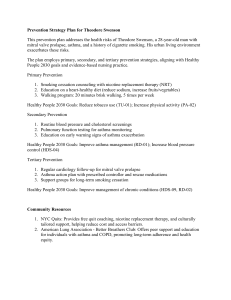 Theodore Swenson's Prevention Strategy Plan
