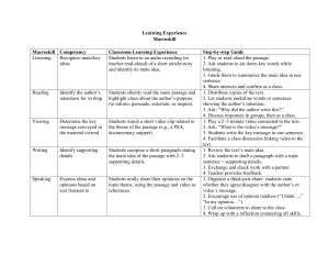 Macroskills Learning Experience Guide