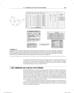 Problema de Flujo de Costo M&iacute;nimo: Optimizaci&oacute;n de Redes