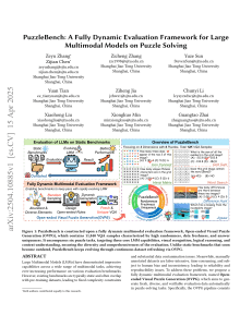 PuzzleBench: Dynamic Evaluation for Large Multimodal Models