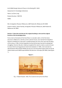 Immigration Museum Melbourne: Design History & Urban Tactility